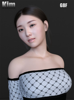 DaYin is back with another beautiful Asian character for your Genesis 8 Females! Ready for Daz Studio 4.9 and up! Check the link for all the info!20% off until 7/29/2018 Kim For G8Fhttps://renderoti.ca/Kim-For-G8F