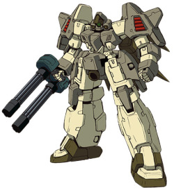 the-three-seconds-warning:  MMS-01 Serpent  MMS-01 Serpent (aka Serpent Custom) is a mass-produced heavy assault mobile suit by the Barton Foundation. The unit is featured in the movie New Mobile Report Gundam Wing: Endless Waltz.  The only fixed armament