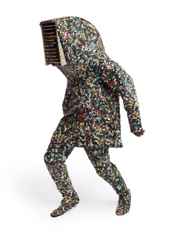 mocada-museum:Black Future Month: Nick CaveNick Cave is an American fabric sculptor, dancer, and performance artist. He is best known for his Soundsuits: wearable fabric sculptures that are bright, whimsical, and other-worldly. He also trained as a dancer