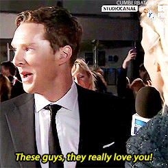 cumberbatchlives:  Benedict talking to his fans, London Film Festival 2014 