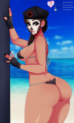   Finished the first girl from my R6 summer collection, spoopy waifu Caveira.  All versions up on my Patreon!Versions included:- Hi-Res- Nude- Cum versions❤  Support me on Patreon if you like my work ! ❤❤ Also you can donate me some coffees through