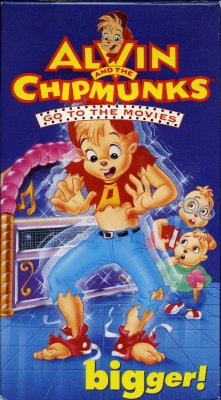 shoeburst:  Alvin and the Chipmunks Go To The Movies - Bigger! (1990) 