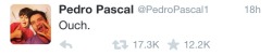 beccayeahhh:  Pedro Pascal is taking this a lot better than the rest of us. 