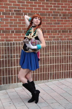 mew21cosplay:  Series: Sailor Moon / Movie: Frozen Cosplay: Sailor Anna by Tinka Cosplay Photography: By Kat W &ldquo;In the name of Arendelle I shall punish you!&rdquo; A member of my cosplay group Nostalchicks Group Cosplay, Tinka Cosplay, doesn’t