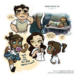 Aiffe:  Angerfish:  Caged-Korra:  Angerfish:  For A Cheesy Time, Play This Korra
