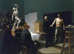François Sallé (France, 1839-1899) The anatomy class at the Ecole desBeaux Arts (1888) Oil on canvas. 218 by 299 cm