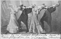 The Cakewalk was a dance that was performed by slaves at get togethers on plantations. There are many theories as to its origin, one being that slaves borrowed the dance from the Seminole Indian tribe. The dance caught on in society in the late 1800&rsquo