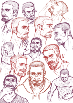 cloud-strifed: A gabe sketch page AKA look at my inconsistency