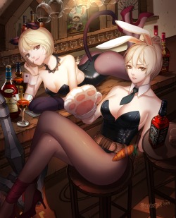 league-of-legends-sexy-girls:  Choa and Riven