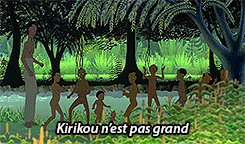All-French-Gifs:  Kirikou Et La Sorcière (Michel Ocelot) - Kirikou Est Petit, Mais