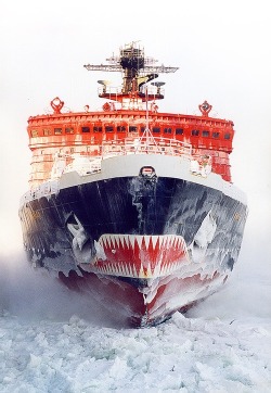 Bite me (icebreaker in the high Arctic)