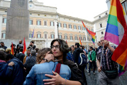 stuffmomnevertoldyou:  Italy has legalized same-sex civil unions, becoming the last country in Western Europe to do so 