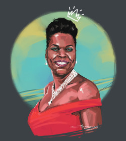 themeedes:  Today’s warmup painting specially dedicated to Leslie Jones ♥ 