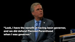 aymanissam:  micdotcom:  Jeb Bush defunded Planned Parenthood and now Florida is one of the worst states for women’s healthIn 2001, Gov. Jeb Bush cut 跎,843 for family planning services for poor women through Planned Parenthood in Florida. Now, 25%