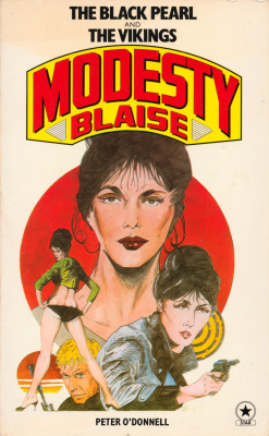 Modesty Blaise: The Black Pearl &amp; The Vikings, by Peter O’Donnell (Star, 1978). From a charity shop in Nottingham.