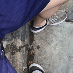 somewetguy:  Mesh shorts wetting in the park. Accident leaves guy in a big piss puddle. 
