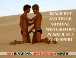 kalebsutra:  May is #MasturbationMonth share