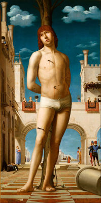 scent-of-art:  Subjects in Art: St. Sebastian  Saint Sebastian was an early Christian saint and martyr. According to Christian belief, he was killed during the Roman emperor Diocletian’s persecution of Christians. He is commonly depicted in art and