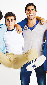 dylanlinski:  Dylan O'brien and Tyler Hoechlin in Entertainment Weekly Comic Con Portrait 2012 