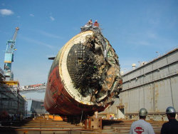 unlimited-shitpost-works: enrique262:  On 8 January 2005, USS San Francisco collided with an uncharted undersea mountain while operating at maximum speed, leaving one dead, Machinist’s Mate Second Class Joseph Allen Ashley, and 99 injured. The US Navy