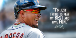 mlb:  Great words from Miggy. 