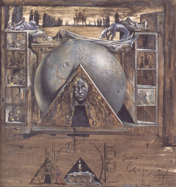 salvadordali-art:  Juliet’s Tomb (1942)