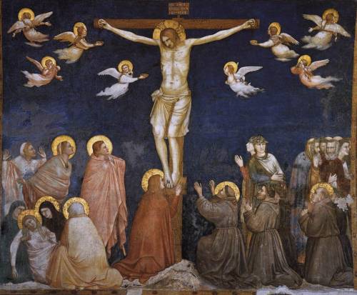 artist-dibondone:  The Crucifixion, 1320, Giotto Di BondoneMedium: fresco
