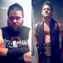 sethslayer:   wwe: The former “best friends” now clash on the grandest stage of them all…#WrestleMania! @chrisjerichofozzy defends his #USTitle against #KevinOwens!  