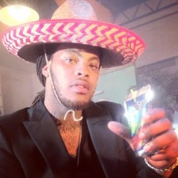 dojo-de-coachiato:  Good Afternoon yall. Oh this? Just a picture of Waka Flocka wearing a sombrero while offering you some of his cold Capri Sun. Nothing out of the ordinary here carry on.