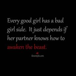 desiresandobsessions:ktmrides:Awakening the beast is easy… having her contain it after it has been awaken IS the problem.    Lol yep