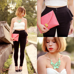 anewstyle:  Black, mint, pink (by Wioletta