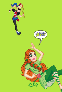 chaos-defies-imagination:Harley and Ivy - DC Super Hero Girls