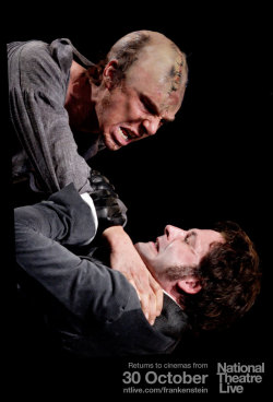 Ntlive:  National Theatre Live’s Thrilling Broadcast Of Frankenstein Returns To