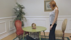 “Head On A Platter” is now available at www.seductivestudios.comDaphne’s assistant Jae has to please her boss in any way that she can. First Daphne has Jae worship her feet for a while, as they are sore from her heels. Then she informs Jae that