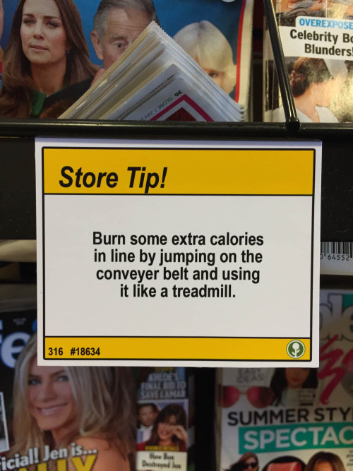 obviousplant:  I added some store tips to a nearby grocery store