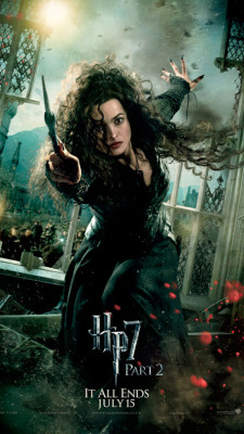 madammn:  Helena Bonham Carter as Harry Potter’s Bellatrix Lestrange (left) and as Cinderella’s Fairy Godmother (right)  