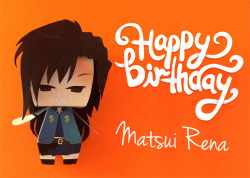 Happy Birthday Matsui Rena ＼(＾O＾)／♩♫♪