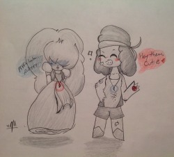 magicnotradioactive:  So jen-iii, I heard you weren’t feeling well, so here’s some lovely rupphire doodlings to keep you company!Get well soon, lots of love!Magicnotradioactive 