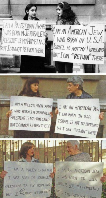 Cordieshouse:a Jewish Woman And A Palestinian Woman Protesting Together In 1973 -