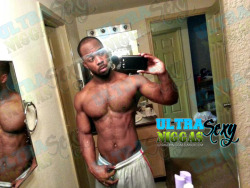 ultrasexyniggas:  Rodrigue out of Houston…. Might not have the biggest of dicks, but a definite muscular freak…   Enjoy —  ReBlog! [↓↓↓Click The Banner To Follow Us↓↓↓]  Follow Us for the HOTTEST Black Men on Tumblr! Lot of EXCLUSIVE