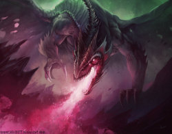 dailydragons:  Poison Dragon by Michael Gauss (website | DeviantArt) 