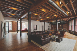 urbnindustrial:Tribeca Loft by Jane Kim Design  Yeah, I guess I could deal with it&hellip;