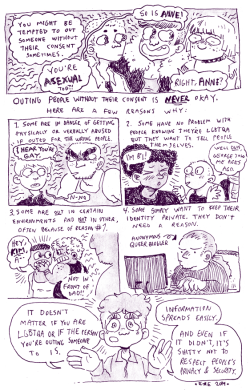 superqueerartsyblog:  im ill and i made a comic 100% traditionally for once 