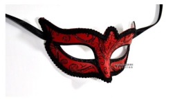 mistressinred:  If I’m going to start doing online video she-domme sessions, then I’m going to need a pretty mask. The mystery and anonymity behind the mask makes you all that much more intrigued! 