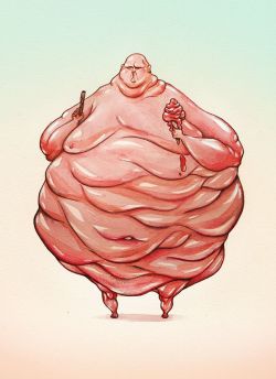 fumbledeegrumble:  thehistoryofheaviness:  Artist Marija Tiurinahttp://marijatiurina.com/?portfolio=a-collection-of-small-drawings  hi quick question what the fuck is your problemThis is horribly fatphobic why would you upload this  Seconded, had a look