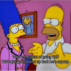 The Simpsons dropping some knowledge on y'all! This is me most weekends.  #simpsons #homer #marge