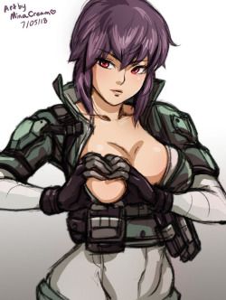Heart Shaped Boob - Motoko (Ghost in the Shell)Original movie and First Assault versions. :)Commission meSupport me on Patreon