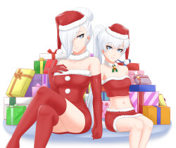 #208 - White ChristmasCome sit on Santa’s lap for your present.Lewder version on my other tumblr~ 