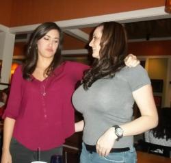 Despite being a year younger, Amanda had always dwarfed her big sister. Even after puberty, her boobs continued to grow, and Amanda knew her sister was jealous - the difference between her J cup tits and her sisterâ€™s A cups was staggering.What her siste