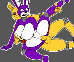 bnommer:  Crisis’s springtrap and bonnie having a good time http://crisis-omega.tumblr.com/ 